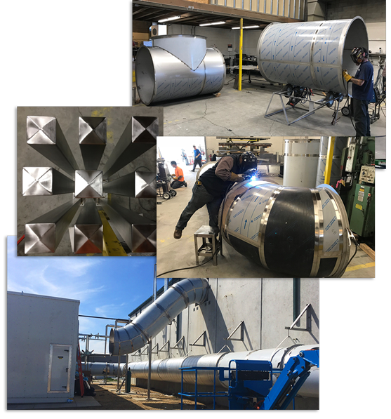 Bruce heating and air commercial fabrication